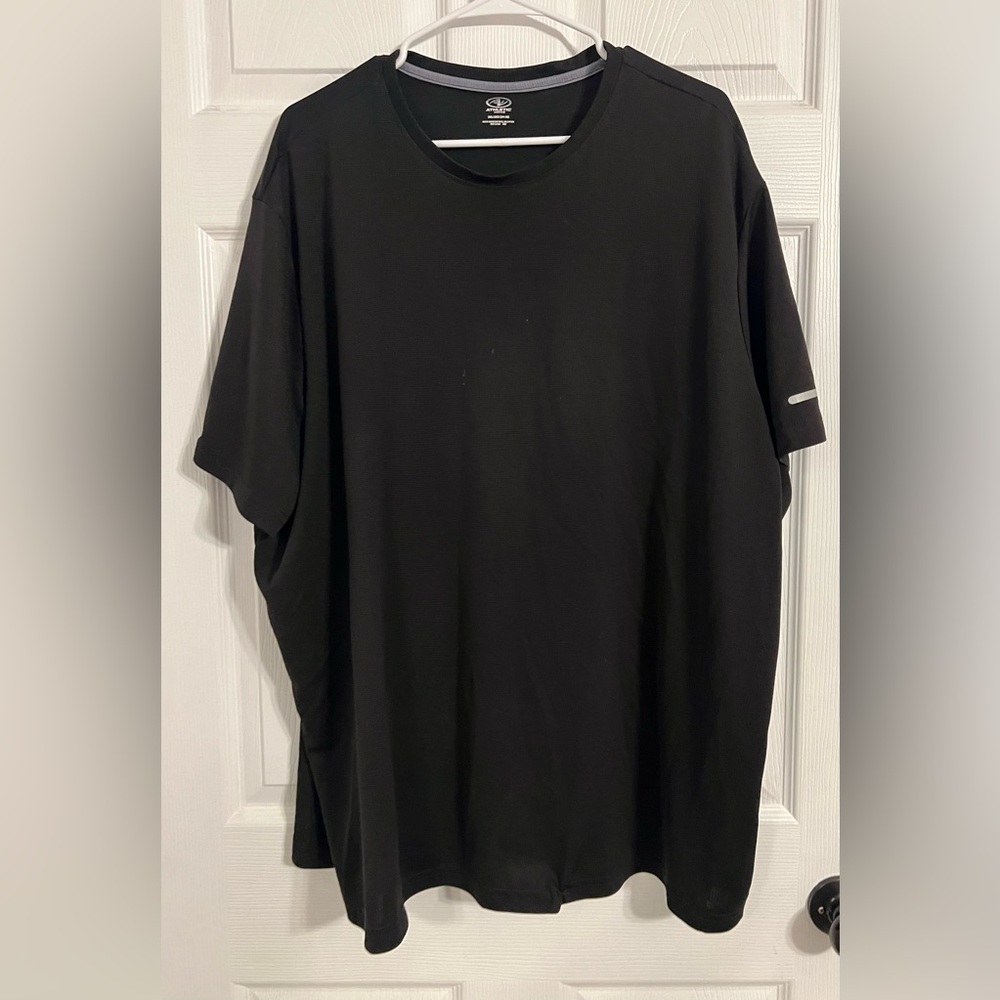 Men's Athletic Works Quick Dry Black Tee - 3XL